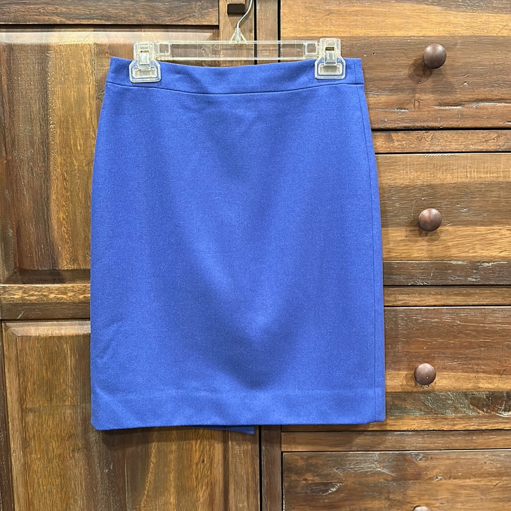 J Crew Wool Blend Pencil Skirt